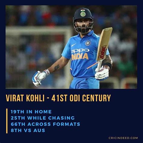 Virat Kohli 41st ODI Century - CricIndeed