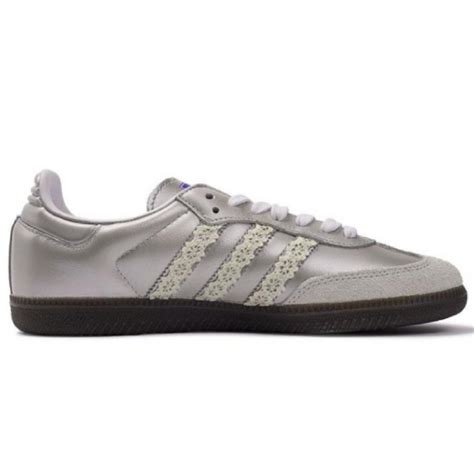 Кроссовки Adidas Originals Samba OG Black Silver купить в Москве