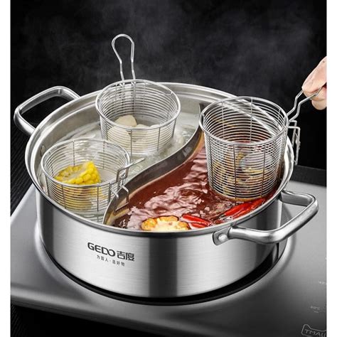 Jual Saringan Hot Pot Shabu Shabu Tools Colanders Strainer Stainless Shopee Indonesia