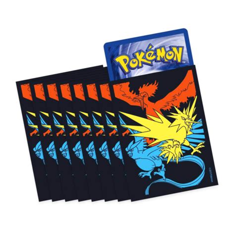 Pokemon Hidden Fates Elite Trainer Box Legendary Bird Trio Card Sleeves