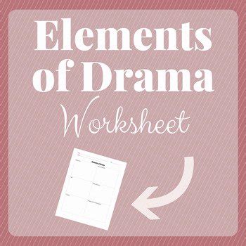 50 Elements Of Drama Worksheet