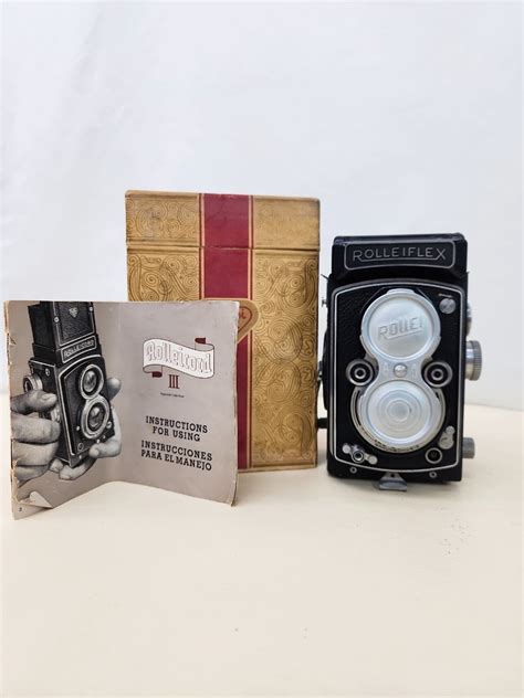 【やや傷や汚れあり】rolleiflex ローライフレックス 二眼レフカメラ アンティークカメラ箱付き H0832の落札情報詳細