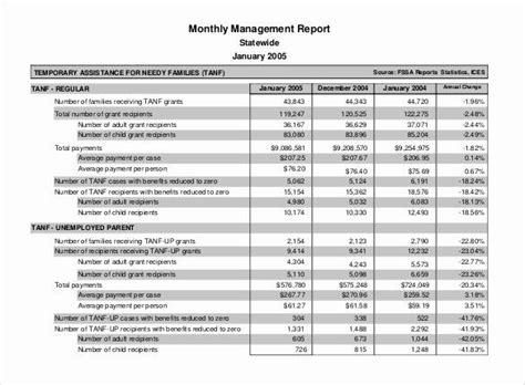 Monthly Operating Review Template