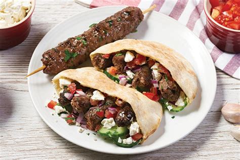 Pita Beef Kebabs Recipe Mission Foods