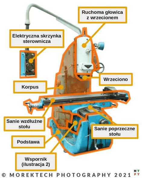 Frezarka Konwencjonalna Pionowa MorekTECHTechniki Wytwarzania I