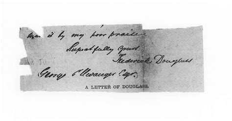 Signature Of Frederick Douglass