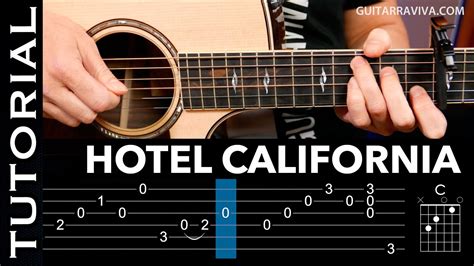 Como Tocar Hotel California FingerPicking Clase Completa Con Tabs En