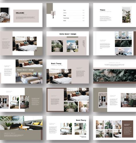 Creative Interiors Design Presentation Template Original And High