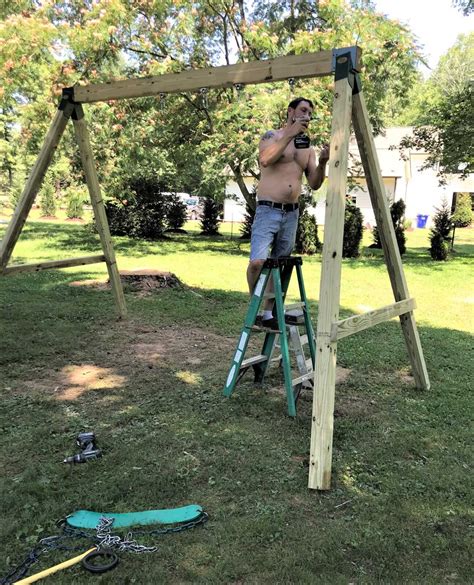Free DIY Wooden Swing Set Plans - The Frugal South