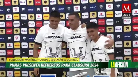 Pumas presentó oficialmente a sus refuerzos de cara al Clausura 2024