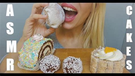 ASMR - Cakes / Sweets (Eating sounds) - YouTube