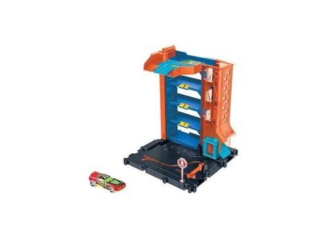 Pista Hot Wheels City Pista De Brinquedo Garagem Mattel em Promoção é no Buscapé