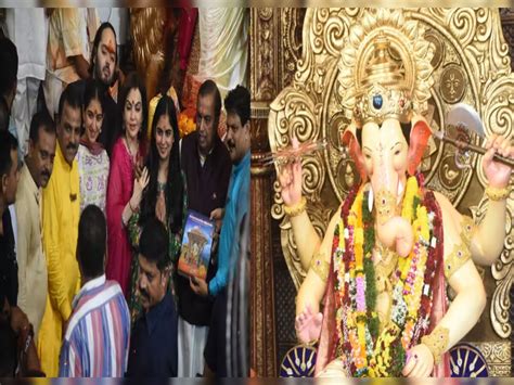 Mukesh Ambani Neeta ambani joined Lalbagh Raja Ganesh Chaturthi 2023 ...