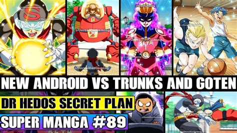 A NEW ANDROID VS TRUNKS Dr Hedos Plan To Build The Gammas Dragon Ball