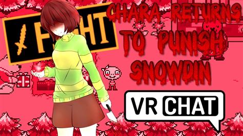 Undertale Chara Back In Snowdin Vrchat Youtube