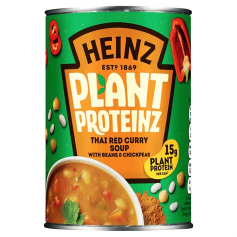 Heinz Plant Proteinz Coconut Curry Soup 400g By British Store Online