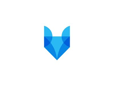 Blue Fox / logo design by Deividas Bielskis - Dribbble