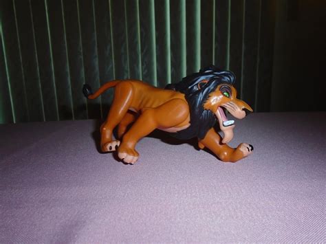 Disney Lion King SCAR Fighting Action 6" Figure 1994 Mattel Push Button ...