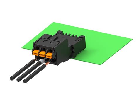 Cda Wire To Board Pcb Connector With Push In Clamp Termination