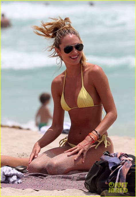 Candice Swanepoel Yellow Beach Bikini Babe Photo 2879120 Bikini