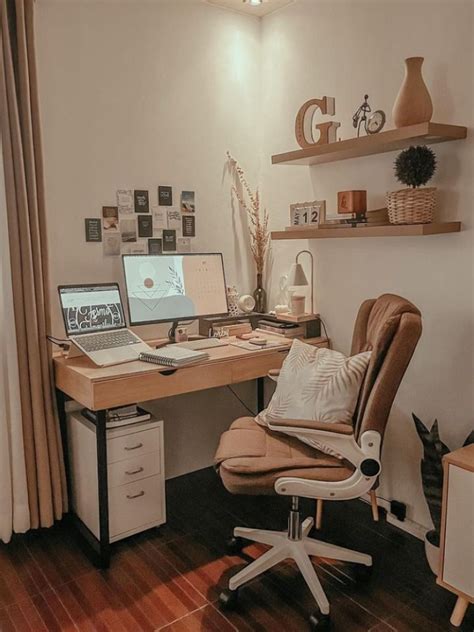 20 Cute Desk Decor Ideas Thatll Inspire Your At Home Work Space Home Office Setup Office