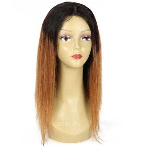 Lace Front And Full Lace Wig Brazilian Hair Straight Wig 1b 30 Ombre Color