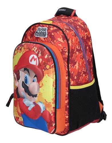 Mochila Escolar Grande Mario Bros Chenson 18188 MercadoLibre