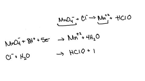 SOLVED Balance The Following Reaction Which Occurs In Acidic Solution