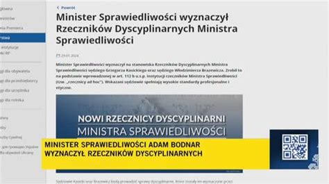 Adam Bodnar Wyznaczy Dw Ch Rzecznik W Dyscyplinarnych S Dzi W Tzw