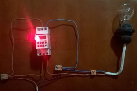 Таймер 220в на дин рейку схема подключения