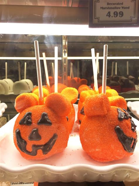 Pumpkin Mickey Caramel Apples Best Food During Halloween At