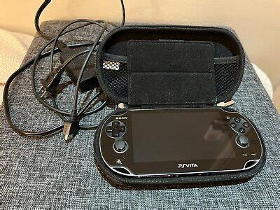 Sony PlayStation Vita PCH 1004 Wi Fi Black 16 GB Card 10 Game