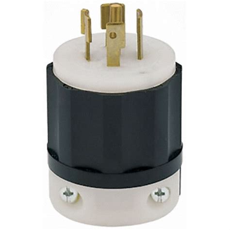 Leviton Locking Inlet Plug Industrial L P V Black