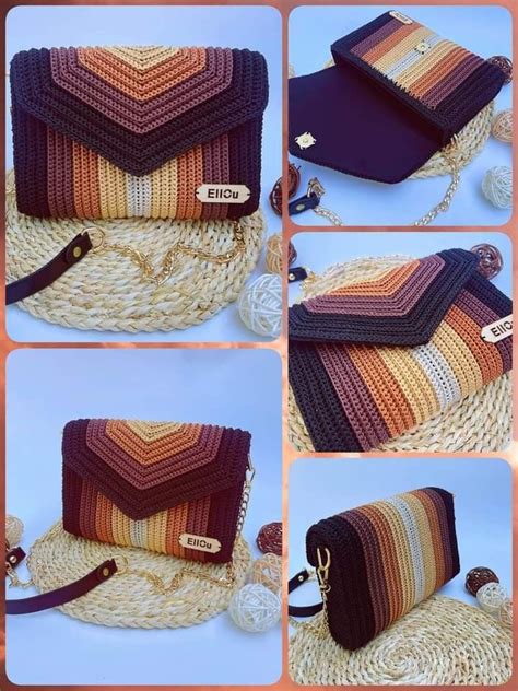 Pin De Fulya Ner En Knitting Sewing En Cartera Tejida A