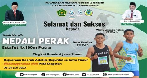 Gemilang Di Kejuaraan Daerah Atletik Jawa Timur Wisnu Lukman