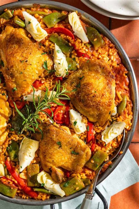 Chicken Paella The Mediterranean Dish