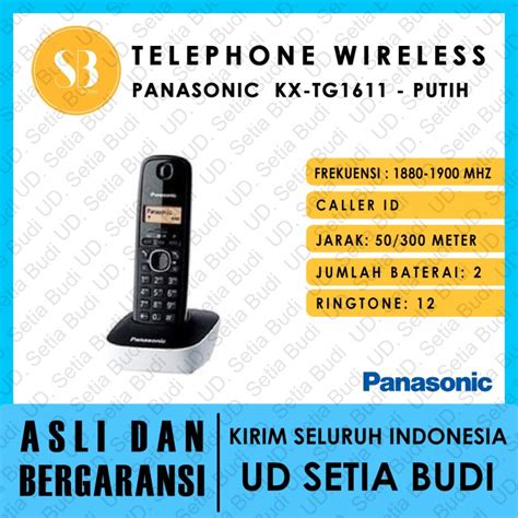 Jual Telephone Wireless Panasonic Kx Tg Shopee Indonesia