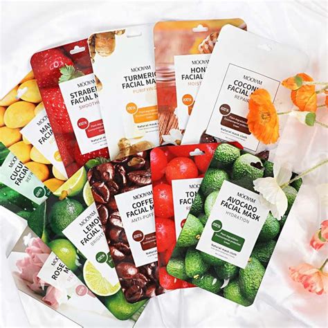 Mooyam 11 Organic Moisturizing Korean Facial Sheet Masks Best Price