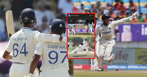 Ind Vs Eng Rd Test Rohit Sharma Celebrates Jaiswal Sarfaraz And Jurel