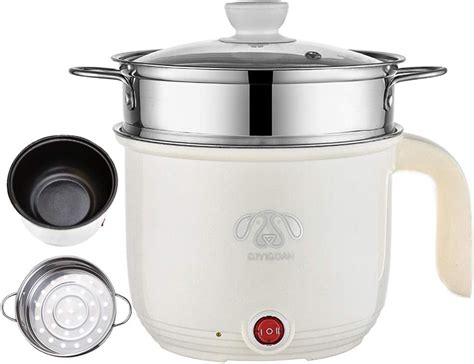 Electric Noodle Pot Electric Hot Pot Rapid Noodles Cooker L Electric Cooker Mini Steamer