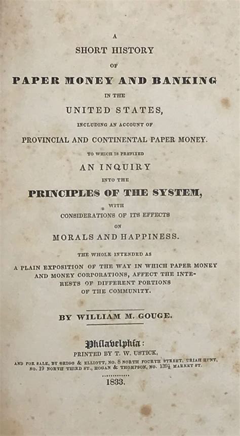 A SHORT HISTORY OF PAPER MONEY AND BANKING IN THE UNITED STATES ...