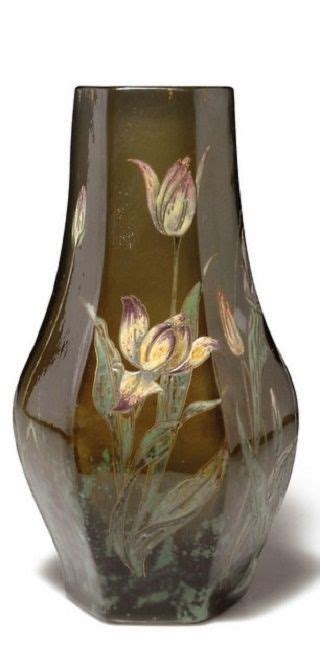 Vase Tulipes Um Gall Emile Nancy