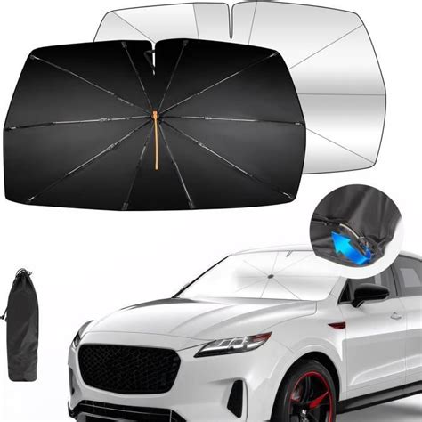 Pare Soleil Voiture Pare Soleil Parapluie Pivotant À 360 Pliable