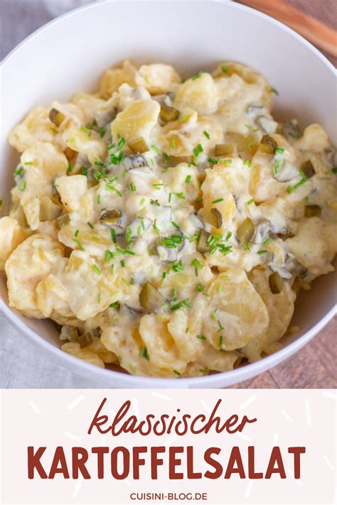 Klassischer Kartoffelsalat Mit Mayo Br He Zwiebeln Und Gew Rzgurken