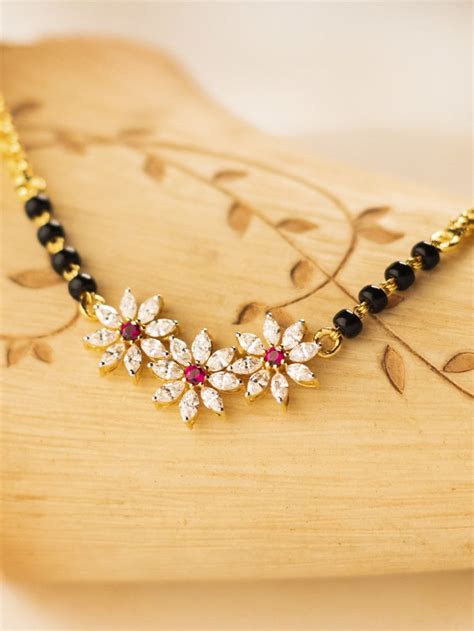 Marquise Diamond Mangalsutra Tuberose By Sampat Jewellers Inc