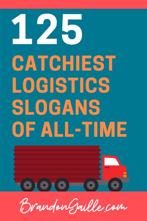 125 Good Logistics Slogans And Taglines