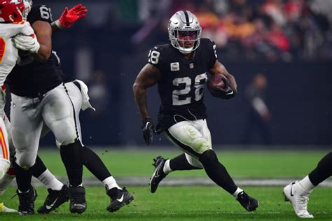 Two AFC West Rivals Named Potential Landing Spots For Raiders’ Josh Jacobs - Athlon Sports