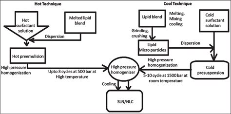 Schematic Overview Of The Hot And Cold Homogenization Technique Of Nlc