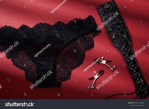 Top View Black Sex Toys Female Stock Photo 1637178784 Shutterstock