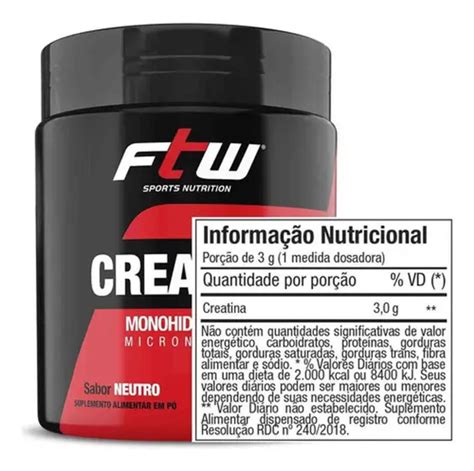 Creatina 100 Pura 300g Monohidratada E Micronizada